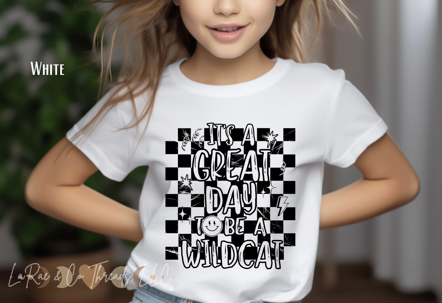 It's A Great Day To Be A Wildcat Retro Youth Tee, Youth Vintage Lets Go Wildcats, Kids Retro Wildcat Pride Shirt, Sports Fan Gift, School Kids Retro Cats Shirt