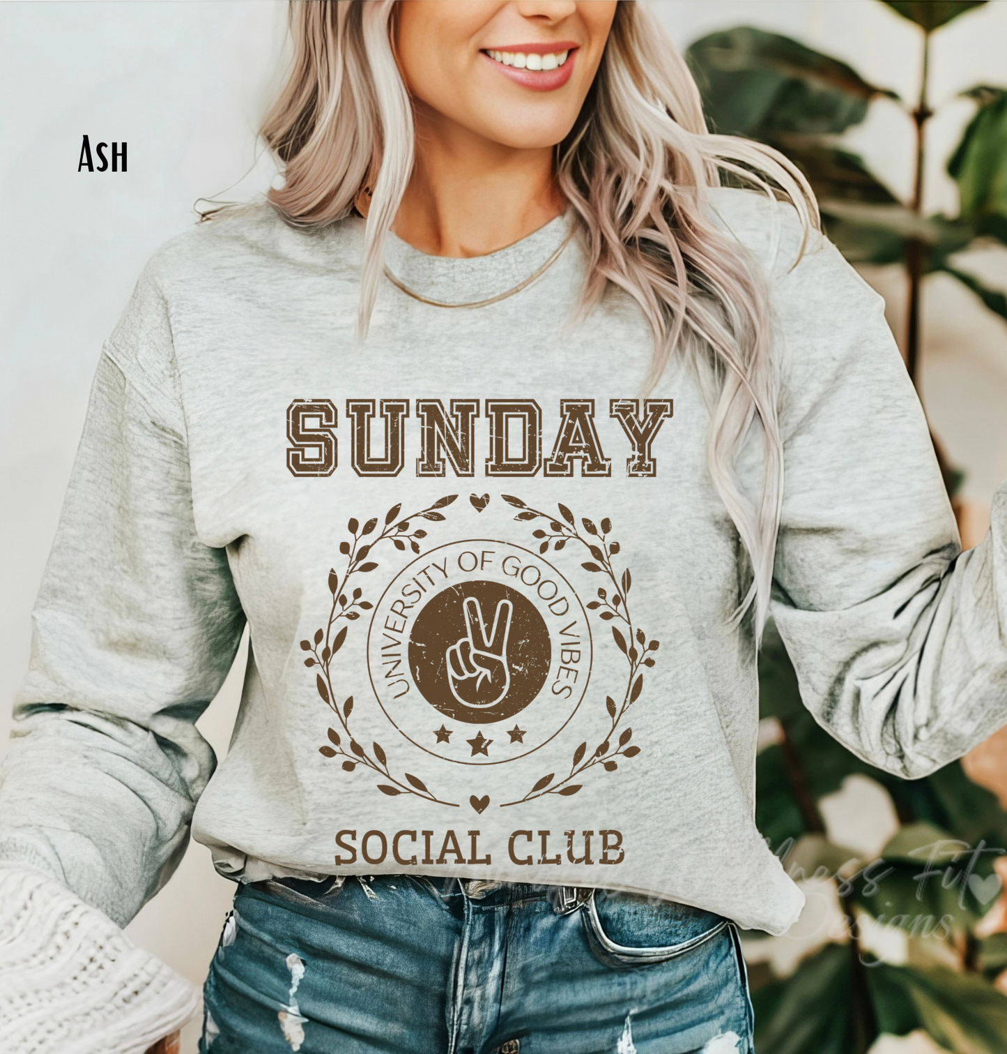 Sunday Social Club Sweatshirt, University Of Good Vibes Sweater, Sunday Peace Sweatshirt, Cozy Sunday Mornings Sweatshirt, Gift for Her