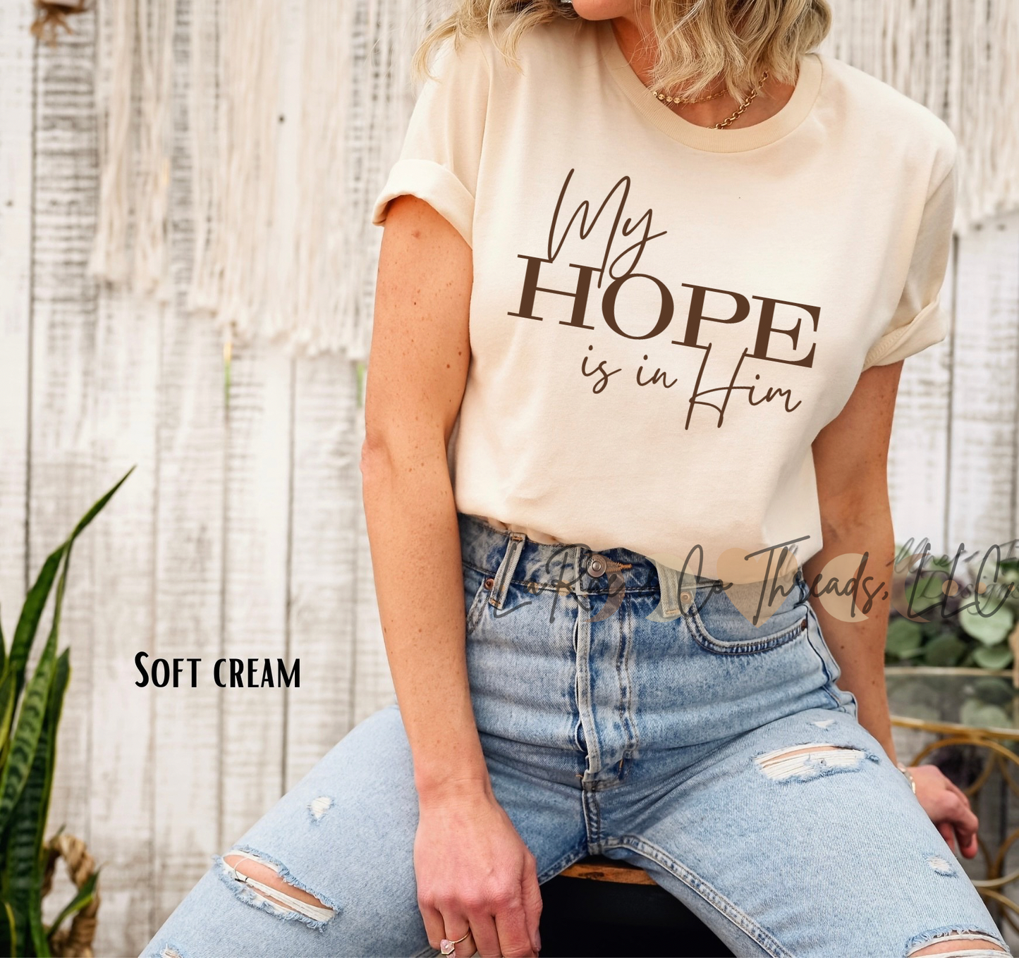 My Hope Is In Him Shirt, Christian Shirt, Psalm Verse Shirt, Bible Verse Tee, Scripture Shirt, Inspirational Faith Shirt, Gift for Her