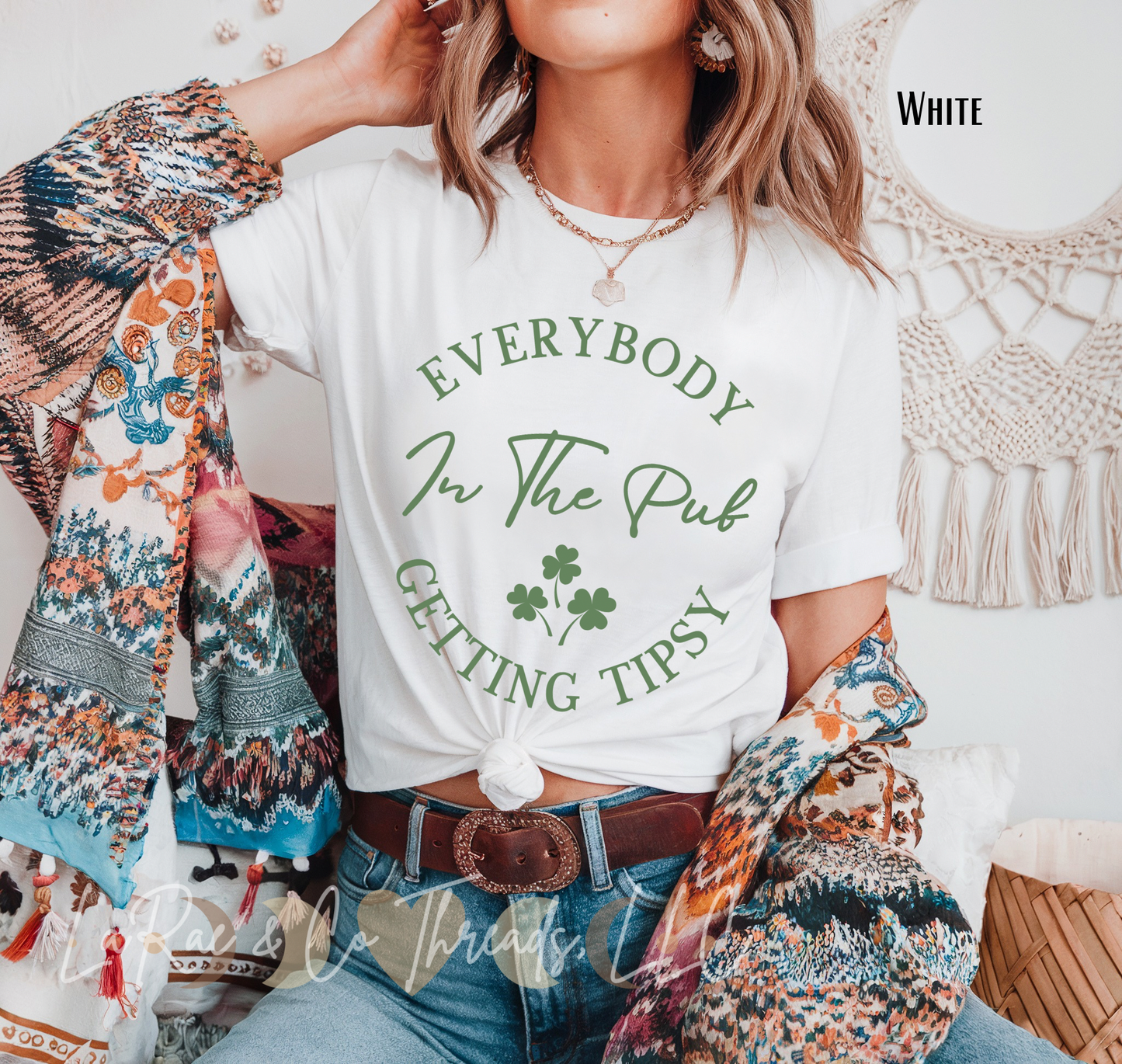 Everybody In The Pub Getting Tipsy Shirt, St. Patrick's Day Gift, Pub Lover Apparel, St. Patty's Day Comfort Colors Shirt, Luck of the Irish Shirt