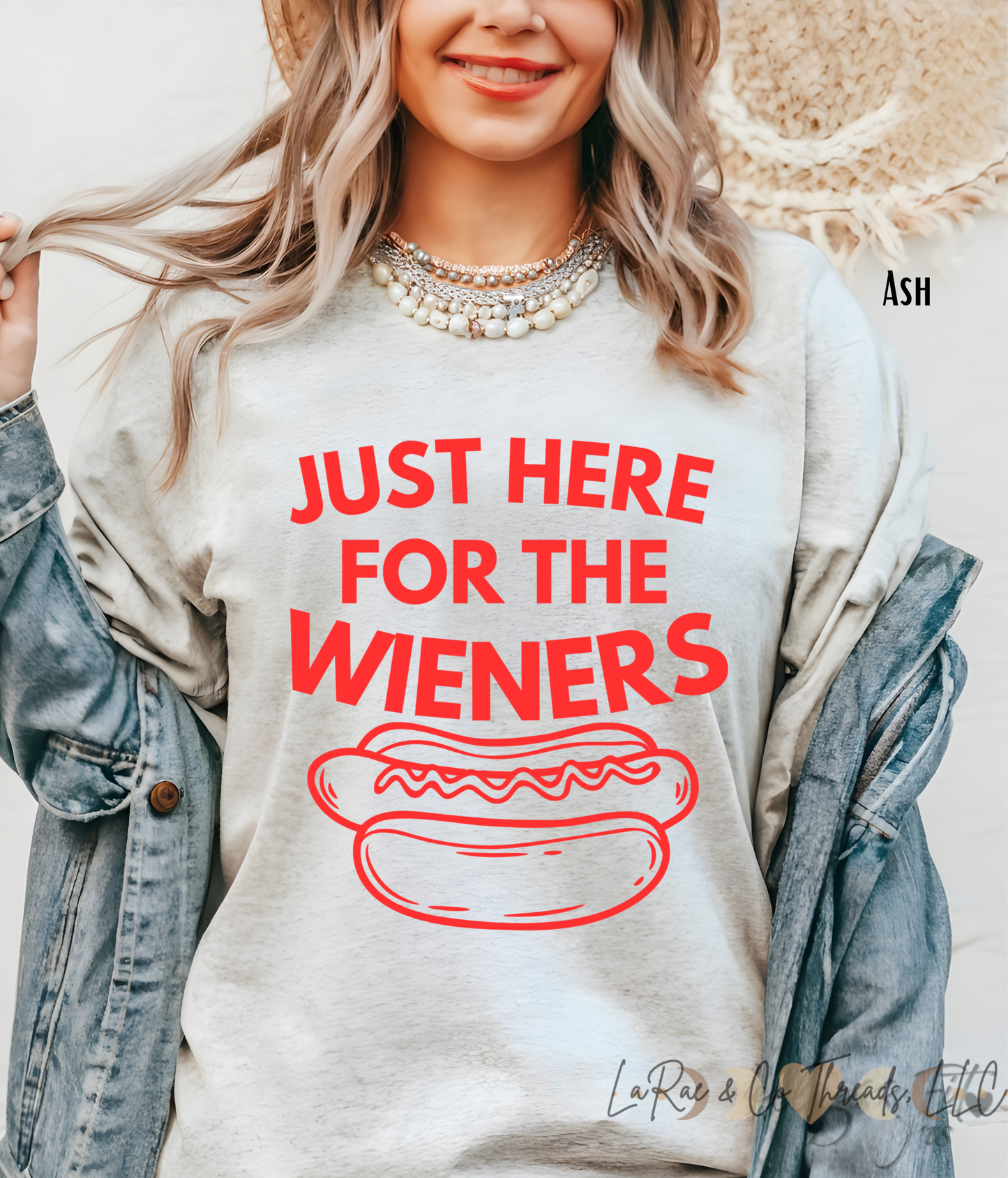 Just Here for the Wieners Shirt, Funny Hot Dog Lover Tee, Foodie Gift, Summer Cookout Apparel, 4th of July BBQ Shirt