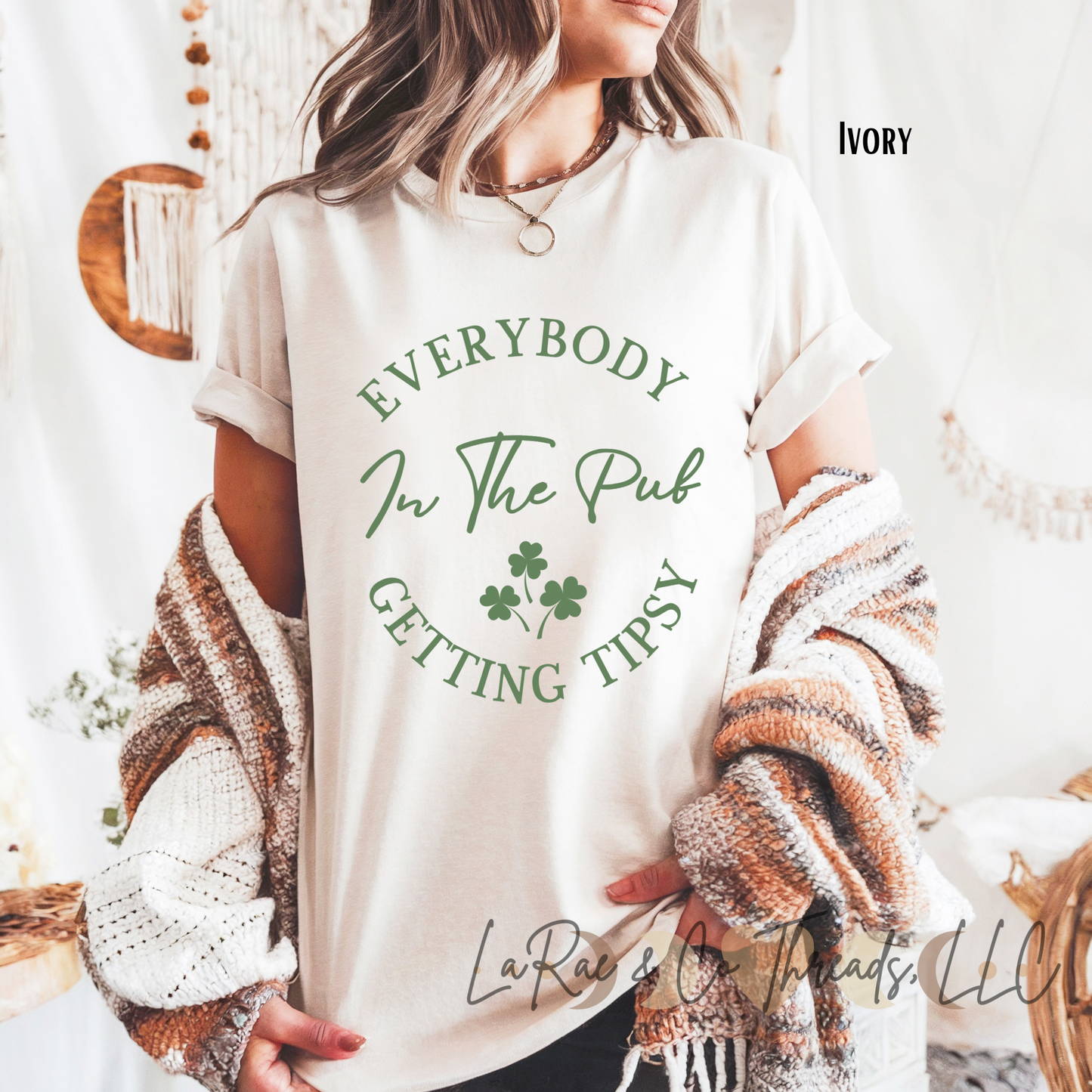 Everybody In The Pub Getting Tipsy Shirt, St. Patrick's Day Gift, Pub Lover Apparel, St. Patty's Day Comfort Colors Shirt, Luck of the Irish Shirt