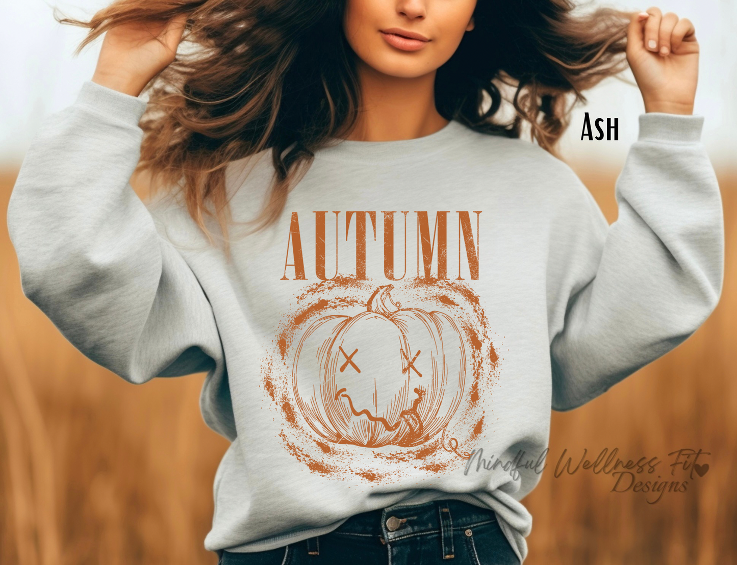 Autumn Sweatshirt, Nirvana Inspired Pumpkin Crewneck, Retro Fall Pumpkin Sweatshirt, Fall Sweatshirt, Vintage Autumn Shirt, Fall Vibes