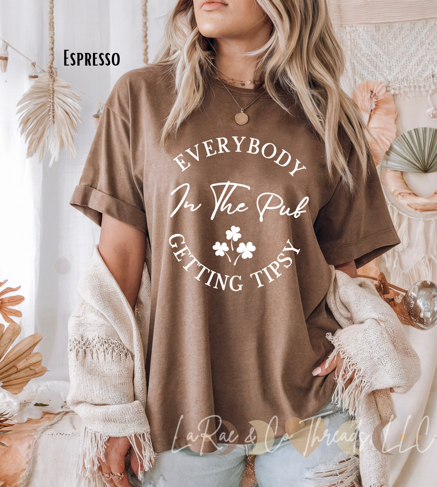 Everybody In The Pub Getting Tipsy Shirt, St. Patrick's Day Gift, Pub Lover Apparel, St. Patty's Day Comfort Colors Shirt, Luck of the Irish Shirt