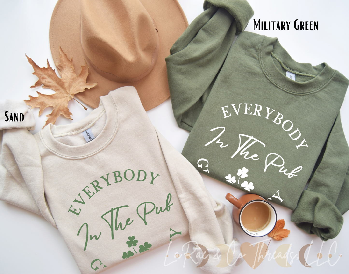 Everybody In The Pub Getting Tipsy Sweatshirt, St. Patrick's Day Gift, Pub Lover Apparel, St. Patty's Day Crewneck, Luck of the Irish Sweater