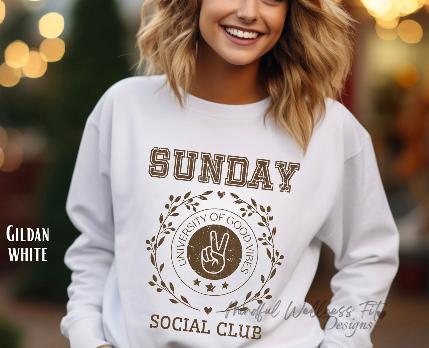 Sunday Social Club Sweatshirt, University Of Good Vibes Sweater, Sunday Peace Sweatshirt, Cozy Sunday Mornings Sweatshirt, Gift for Her