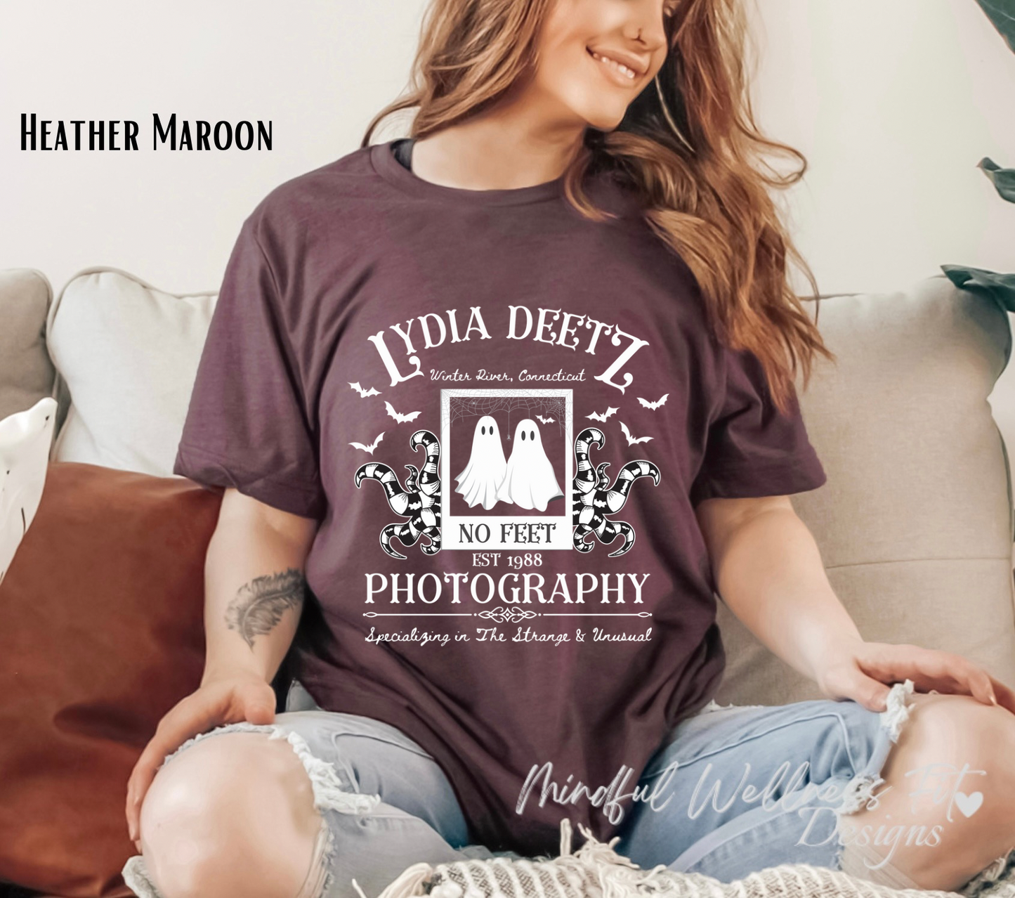 Lydia Deetz Photography Shirt, Beetlejuice Inspired Shirt, Halloween Ghost Sweatshirt, Strange & Unusual Sweatshirt, No Feet Photography Shirt