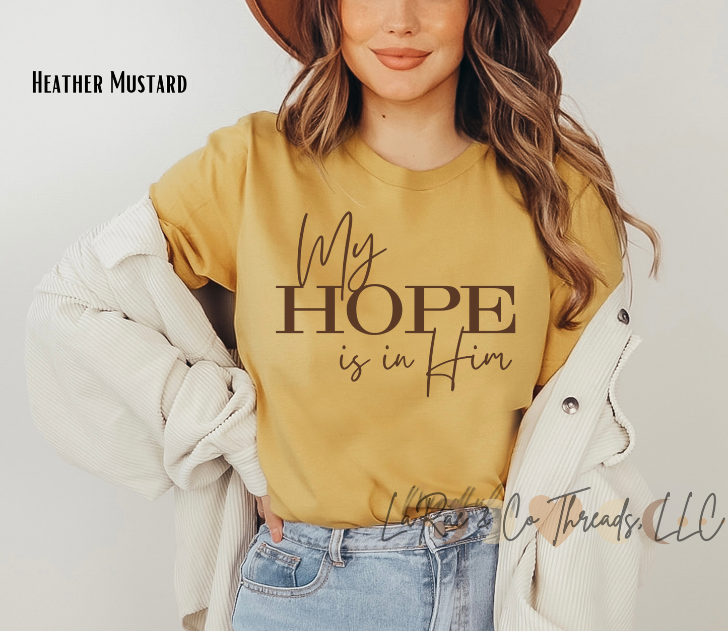 My Hope Is In Him Shirt, Christian Shirt, Psalm Verse Shirt, Bible Verse Tee, Scripture Shirt, Inspirational Faith Shirt, Gift for Her