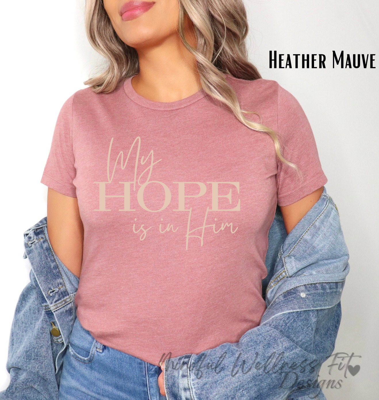 My Hope Is In Him Shirt, Christian Shirt, Psalm Verse Shirt, Bible Verse Tee, Scripture Shirt, Inspirational Faith Shirt, Gift for Her