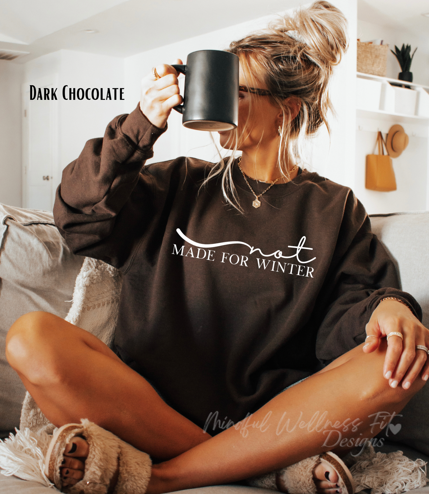 Not Made For Winter Sweatshirt, Always Cold Sweater, Cozy Season Sweatshirt, Winter Sweater, Merry and Bright Crewneck, Gift for Her