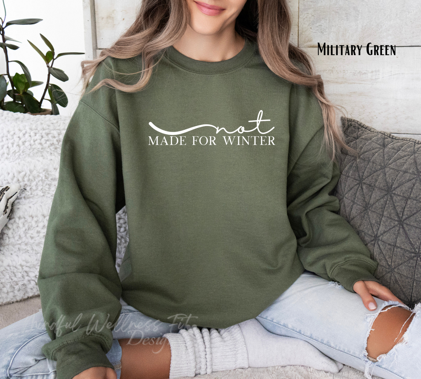 Not Made For Winter Sweatshirt, Always Cold Sweater, Cozy Season Sweatshirt, Winter Sweater, Merry and Bright Crewneck, Gift for Her