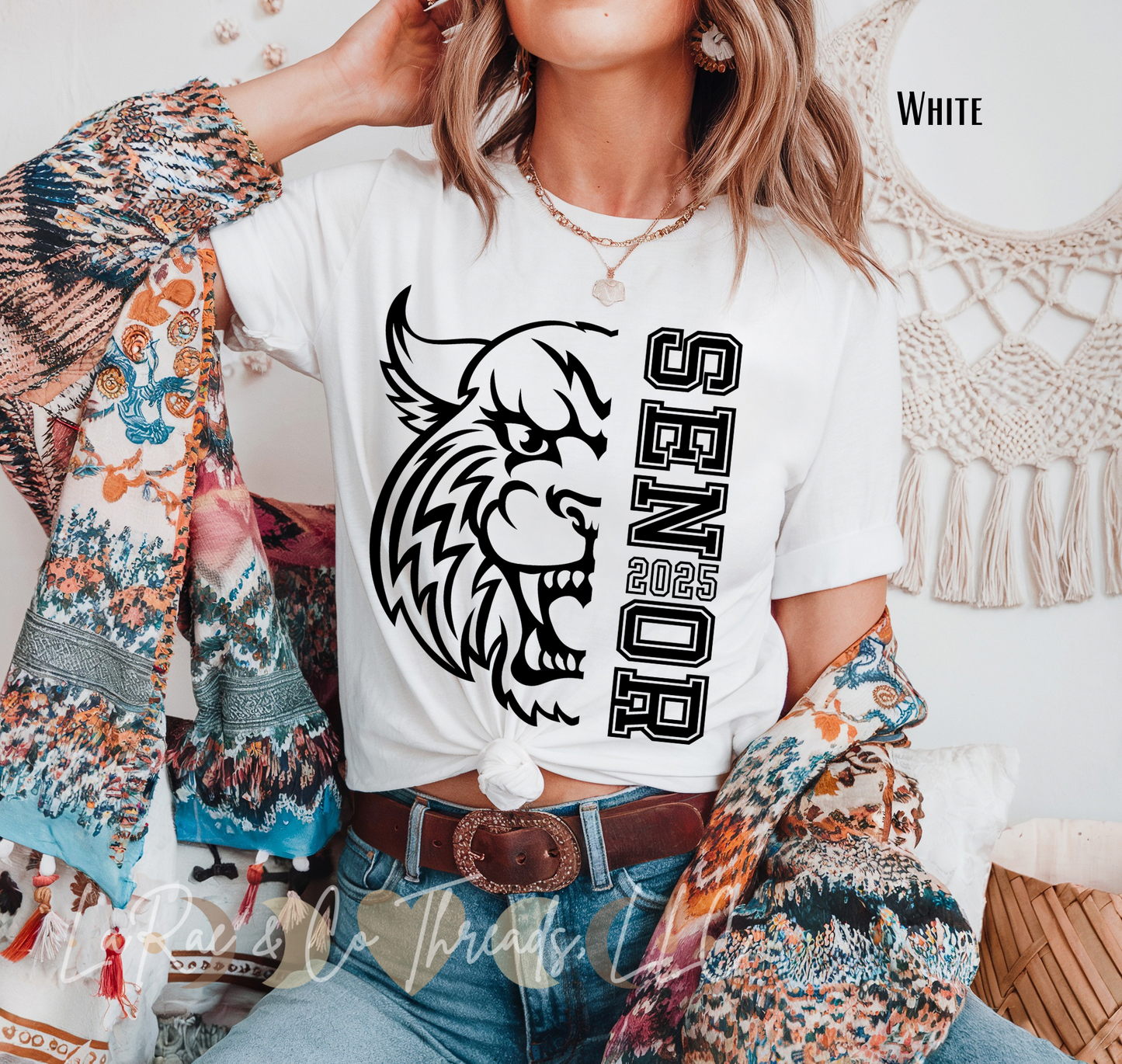 Senior Year Wildcat Unisex Shirt, High School Graduation Shirt, Personalized Senior Gift, Class of 2025, Custom Senior Shirt, Wildcat Senior