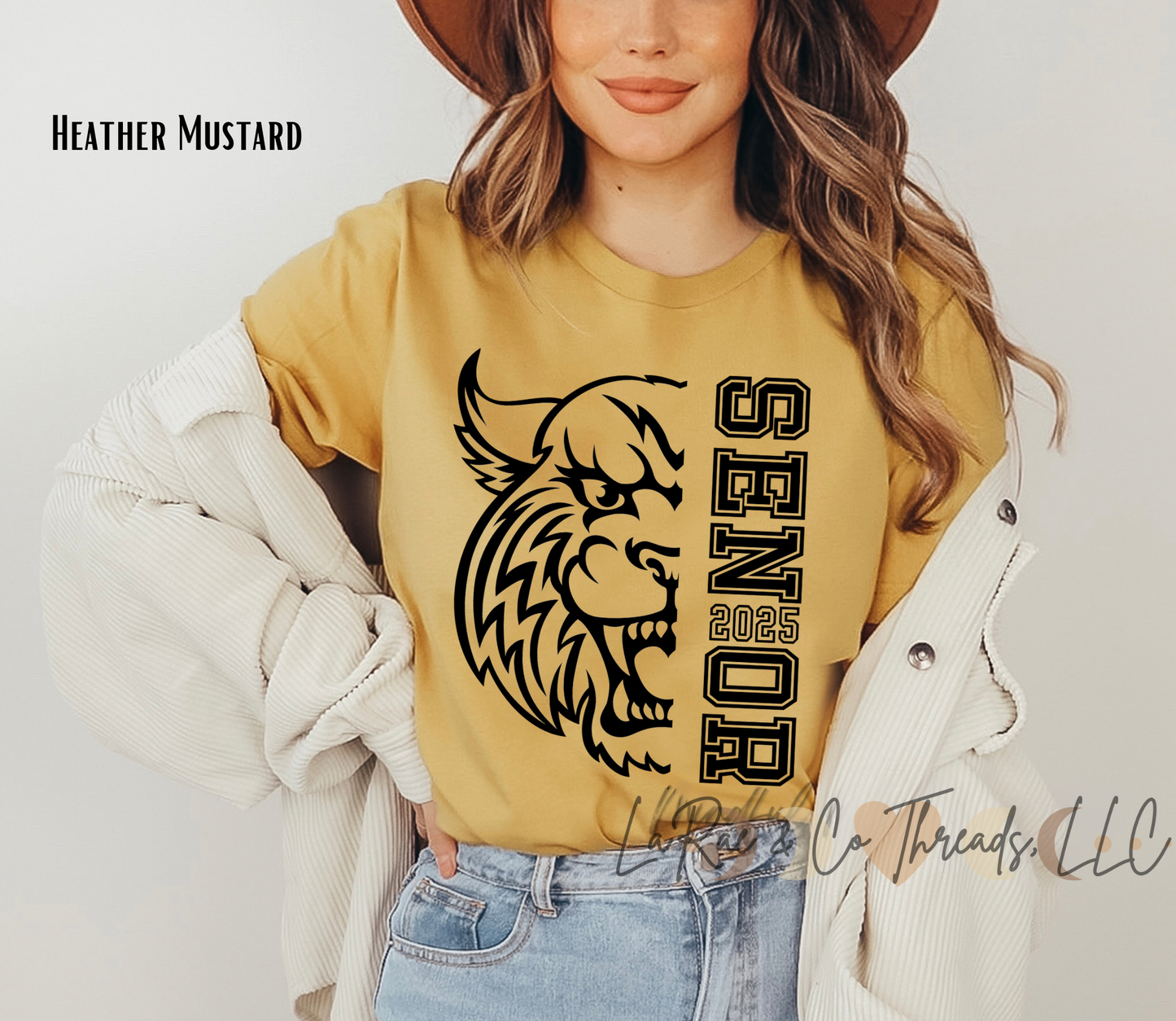 Senior Year Wildcat Unisex Shirt, High School Graduation Shirt, Personalized Senior Gift, Class of 2025, Custom Senior Shirt, Wildcat Senior