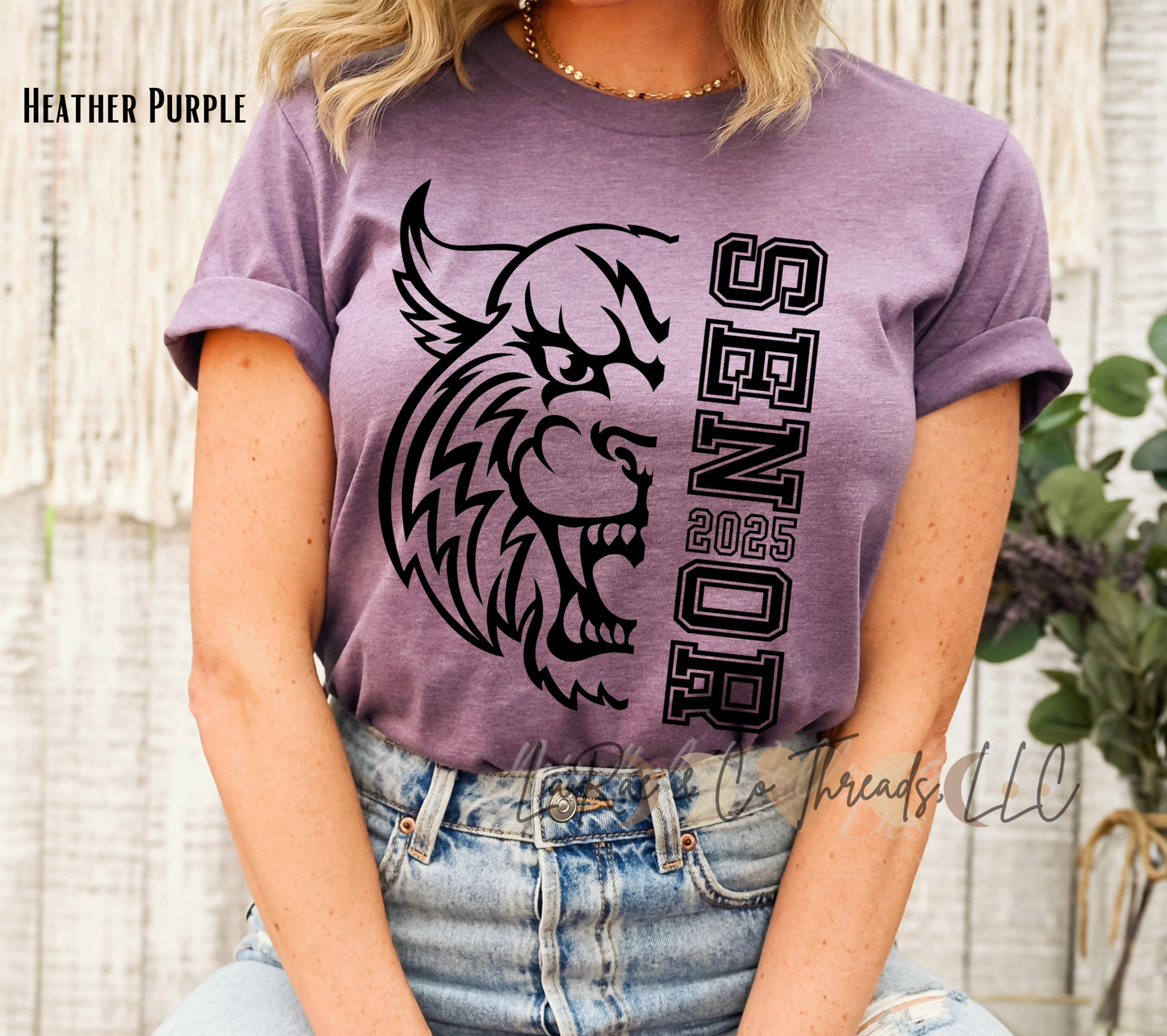 Senior Year Wildcat Unisex Shirt, High School Graduation Shirt, Personalized Senior Gift, Class of 2025, Custom Senior Shirt, Wildcat Senior