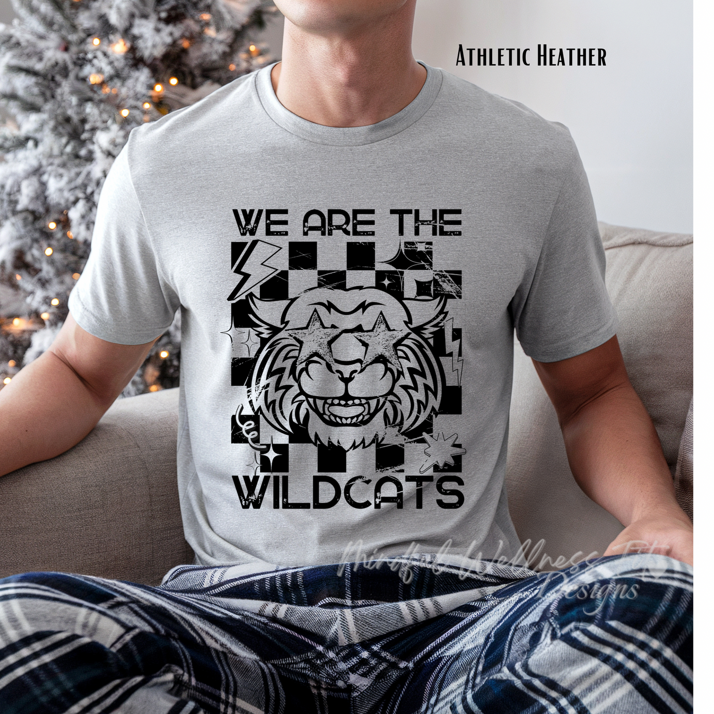 We Are The Wildcats Shirt, Retro Wildcat Tee, Vintage Checkered Wildcat Teacher Shirt, Back To School Teacher Shirt, Wildcat Mascot Shirt, Wildcat Educator Shirt