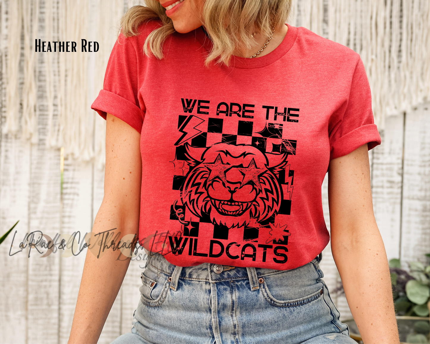 We Are The Wildcats Shirt, Retro Wildcat Tee, Vintage Checkered Wildcat Teacher Shirt, Back To School Teacher Shirt, Wildcat Mascot Shirt, Wildcat Educator Shirt