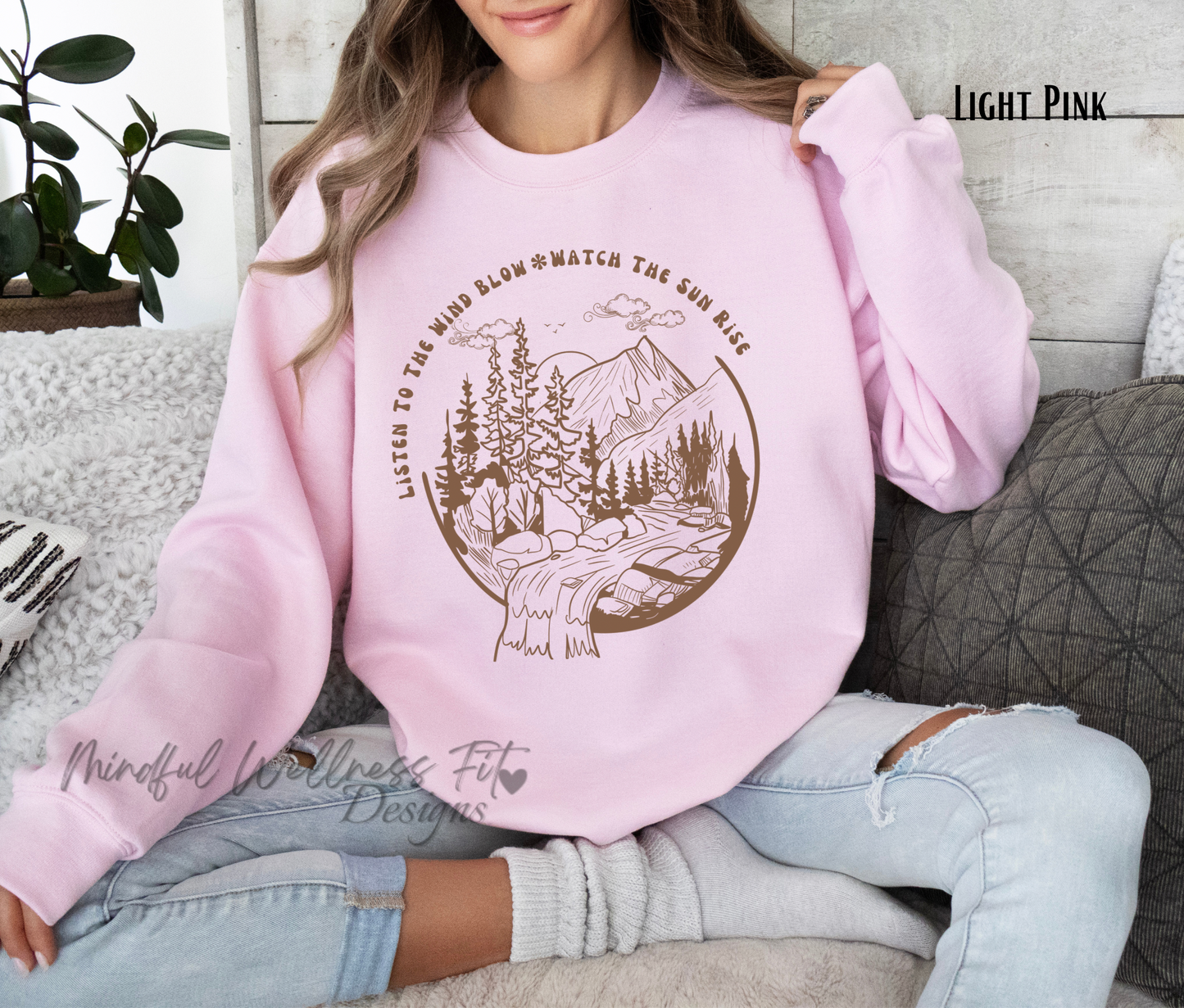 Listen To The Wind Blow Watch The Sun Rise Sweatshirt, Stevie Crewneck, Sunset Nature Lover Sweatshirt, Music Lover Crew, Musician Gift