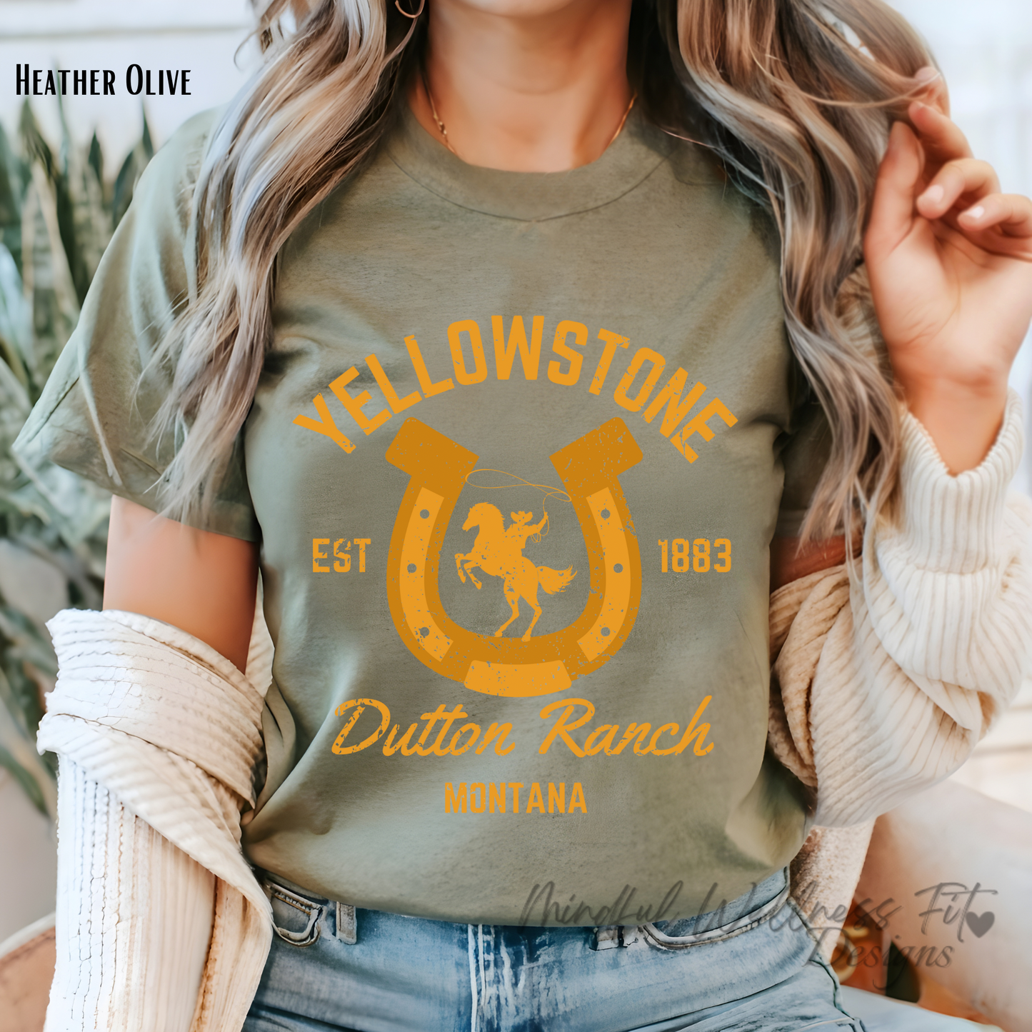 Yellowstone Dutton Ranch Shirt, Montana Country Unisex Shirt, Cowboy Horseshoe Shirt, Yellowstone Souvenir Shirt, Western Style Shirt,