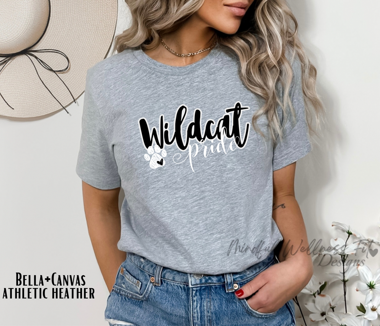 Wildcat Pride Tee, School Spirit Shirt, Lets Go Cats Tee,  Wildcats Sports Fan Shirt