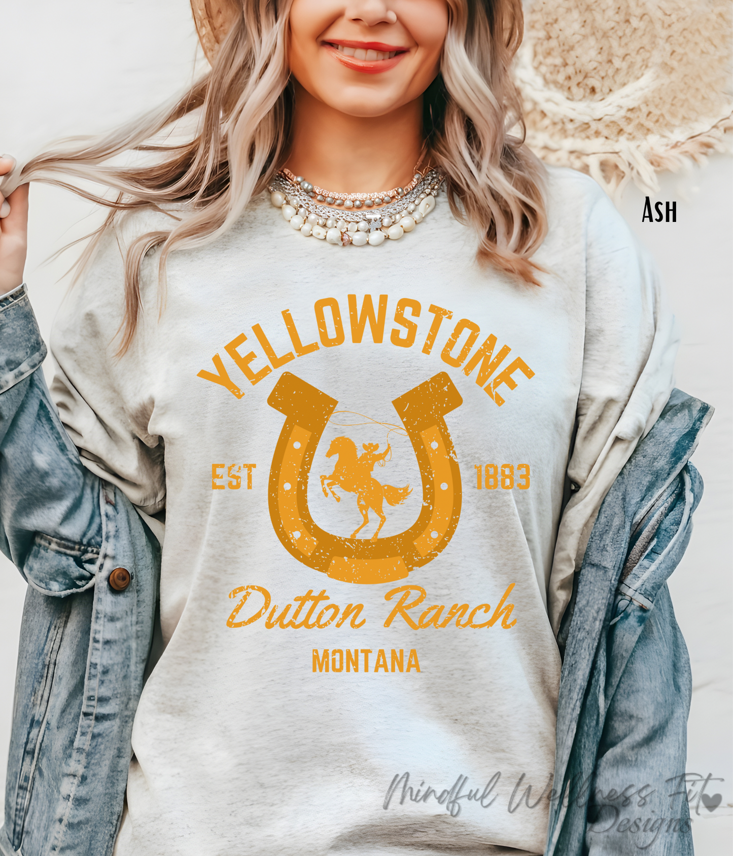 Yellowstone Dutton Ranch Shirt, Montana Country Unisex Shirt, Cowboy Horseshoe Shirt, Yellowstone Souvenir Shirt, Western Style Shirt,