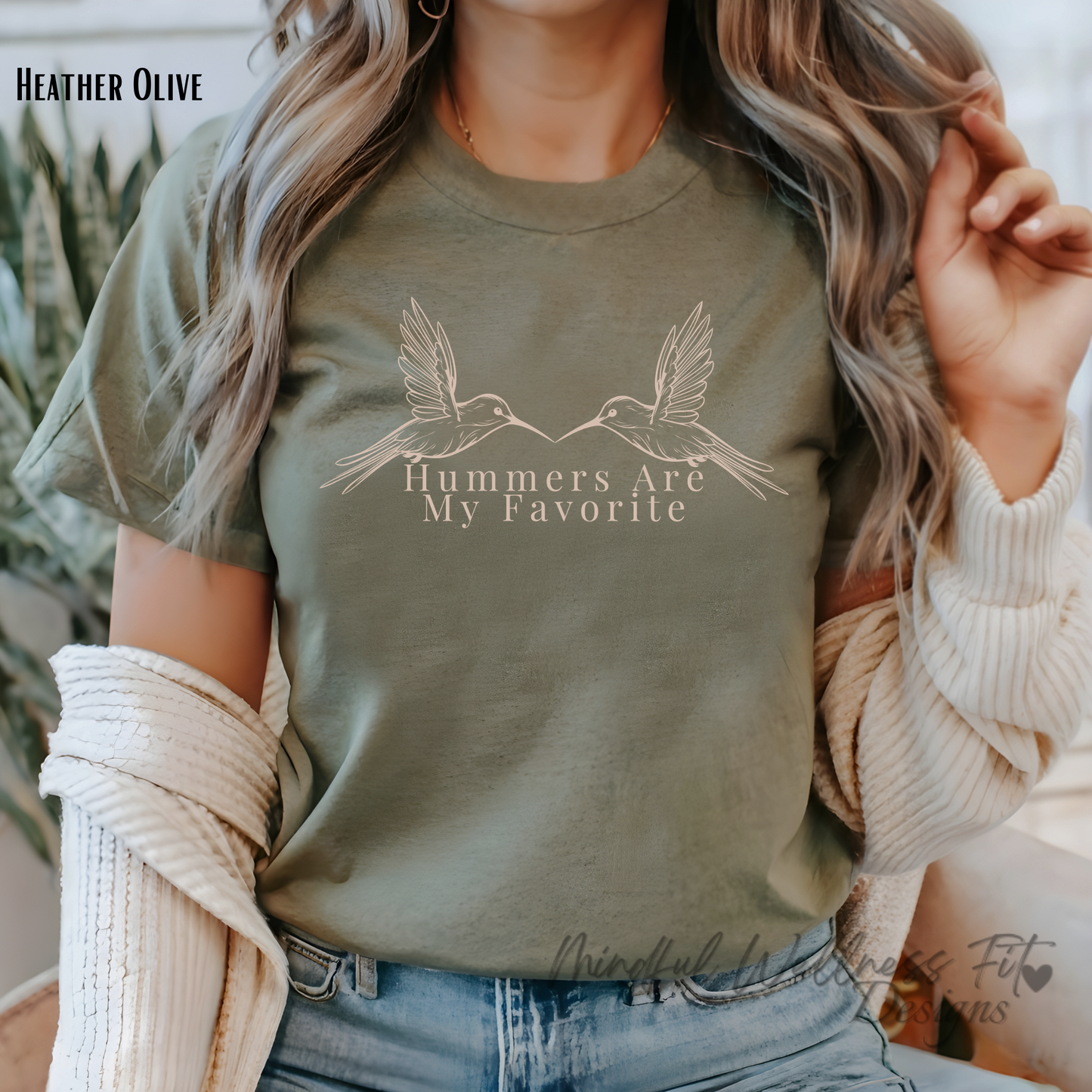 Hummers Are My Favorite Minimal Bird Graphic Tee, Hummingbird Lover Shirt