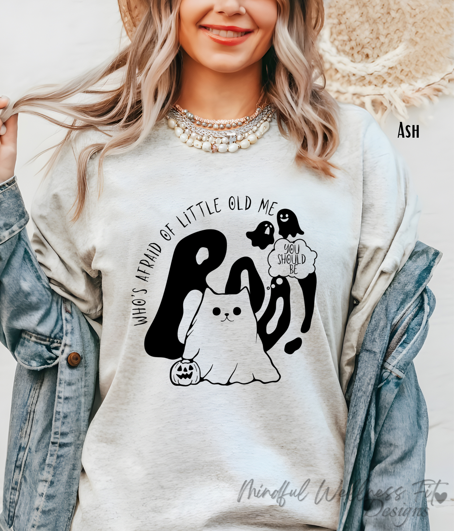 Who's Afraid Of Little Old Me Shirt, Ghost Kitty You Should Be Shirt, Halloween Spooky Kitty Shirt, Ghost Kitty Halloween Lyric Inspired Tee