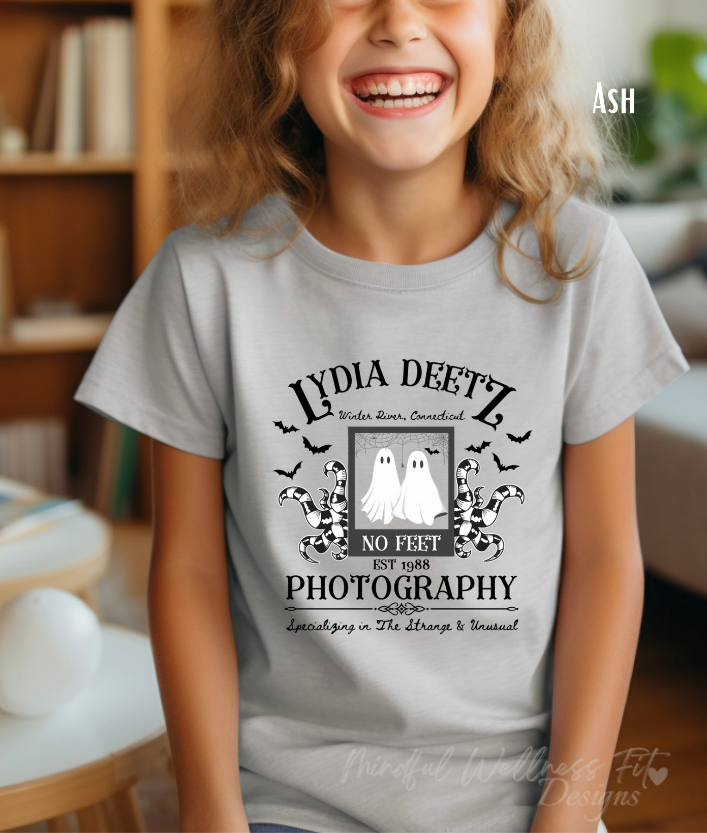 Lydia Deetz Photography Kids Shirt, Beetlejuice 1988 Inspired Kids Shirt, Halloween Ghost Kids Shirt, Strange & Unusual Kids Shirt