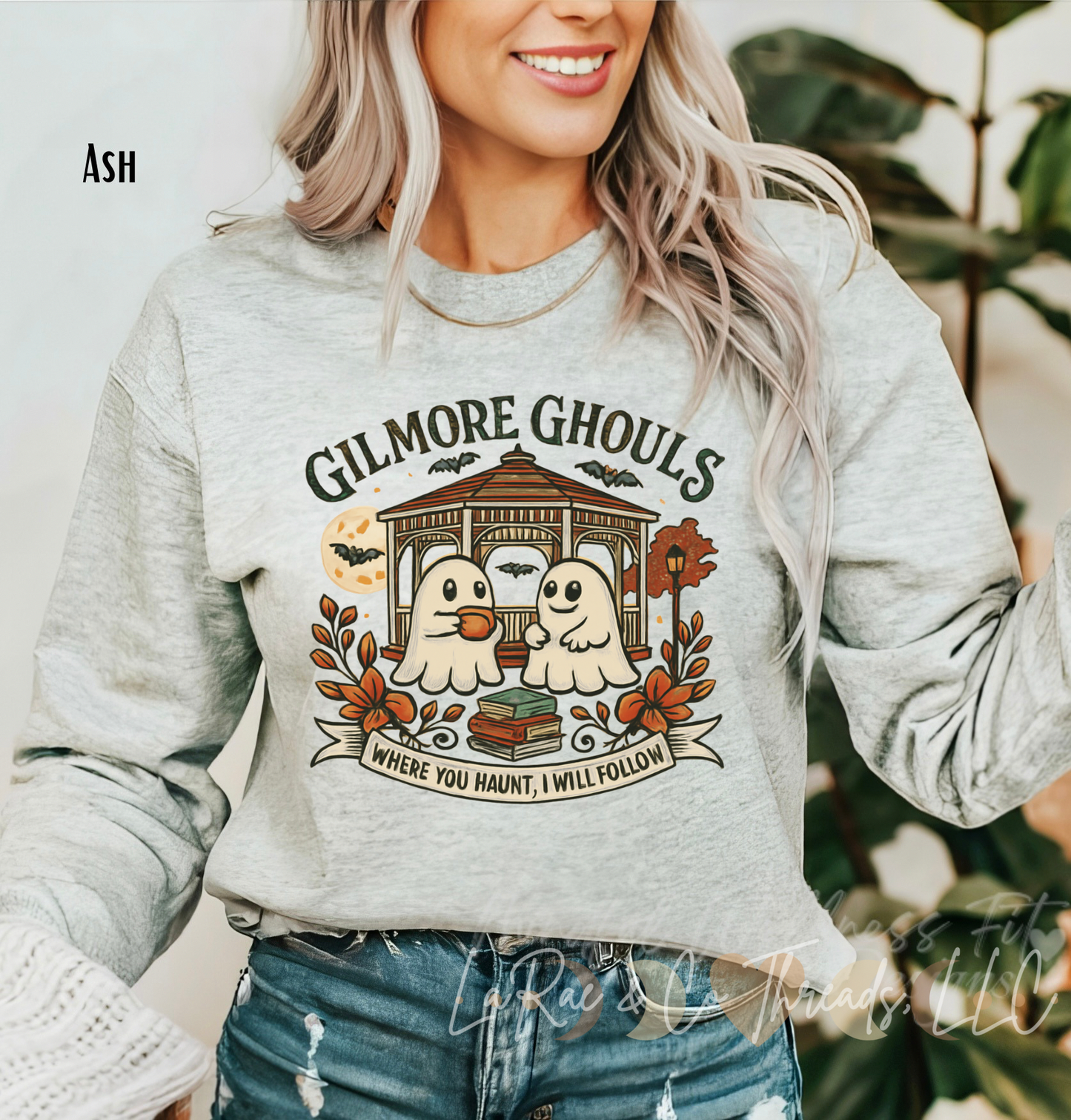 Cozy Halloween Sweatshirt, Gilmore Ghouls Crewneck, Fall Fashion, Seasonal Halloween Wear, Perfect for October Celebrations, Halloween Lover
