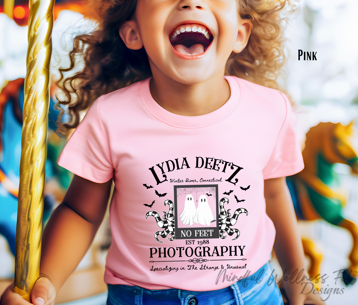 Lydia Deetz Photography Kids Shirt, Beetlejuice 1988 Inspired Kids Shirt, Halloween Ghost Kids Shirt, Strange & Unusual Kids Shirt