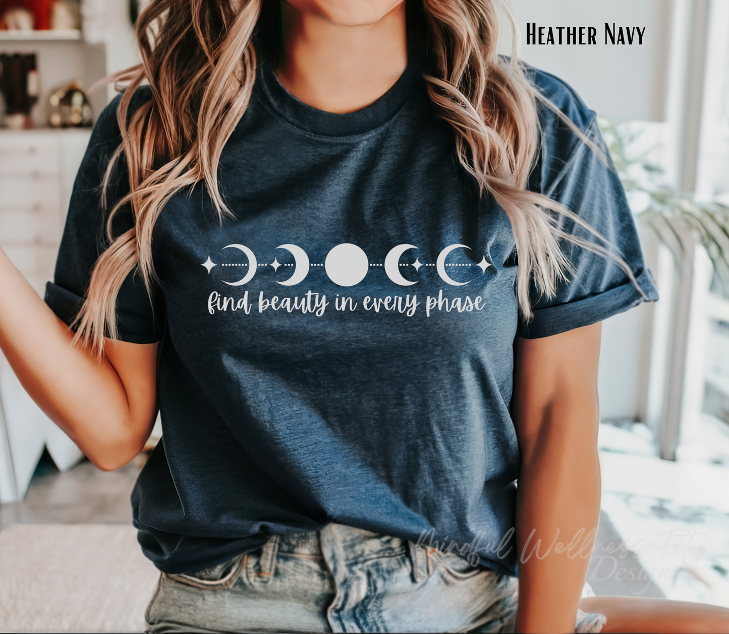 Find Beauty In Every Phase Shirt, Moon Phases Shirt, Find Your Beauty Moon Tee, Spiritual Moon Shirt, Motivational Finding Beauty Shirt