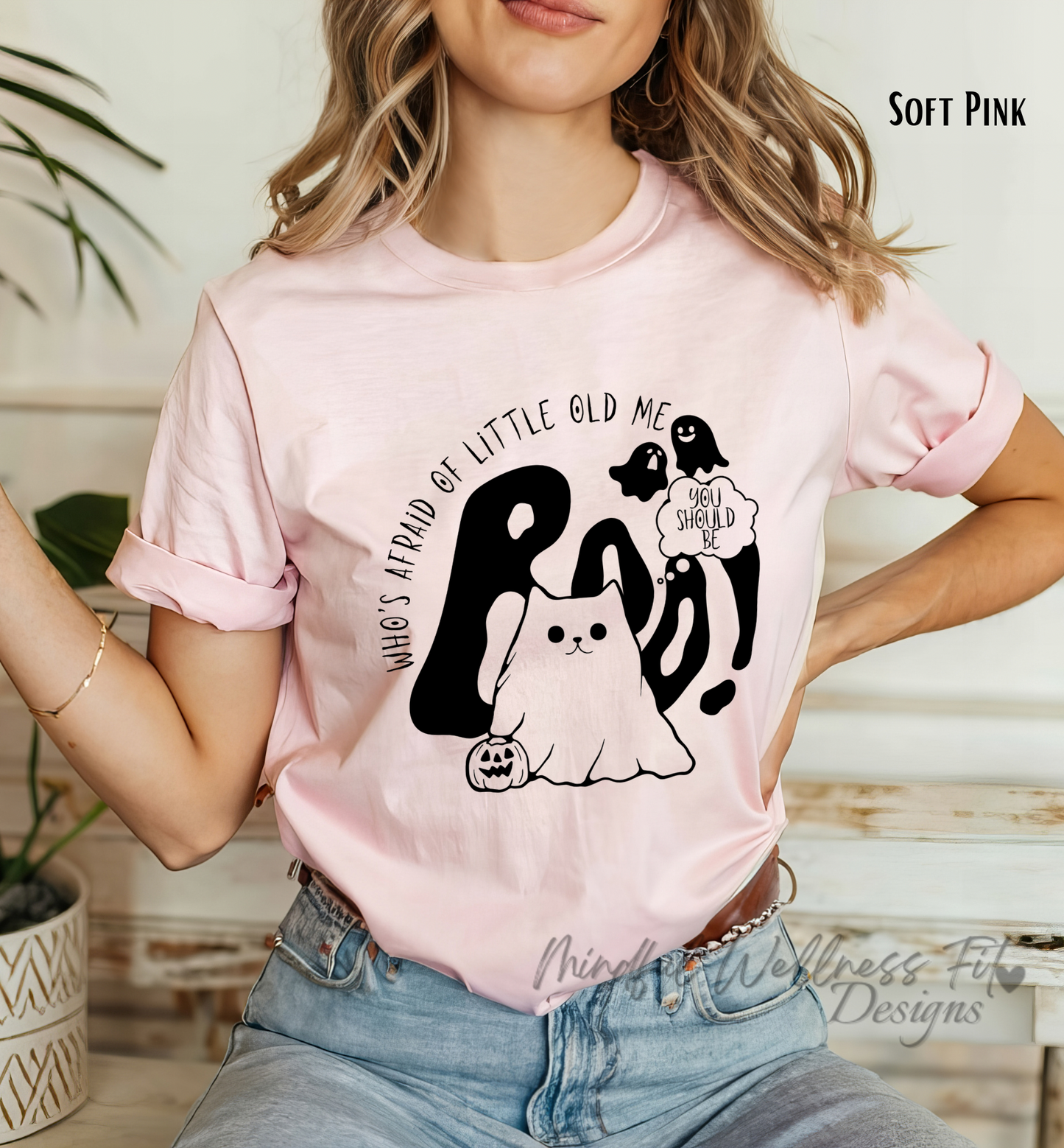 Who's Afraid Of Little Old Me Shirt, Ghost Kitty You Should Be Shirt, Halloween Spooky Kitty Shirt, Ghost Kitty Halloween Lyric Inspired Tee