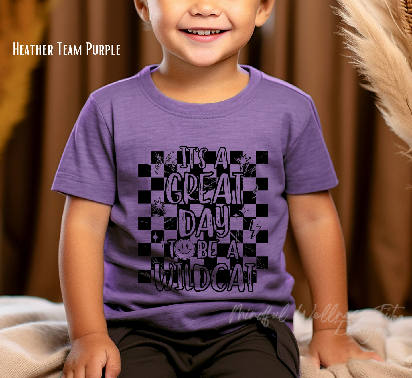 It's A Great Day To Be A Wildcat Retro Youth Tee, Youth Vintage Lets Go Wildcats, Kids Retro Wildcat Pride Shirt, Sports Fan Gift, School Kids Retro Cats Shirt
