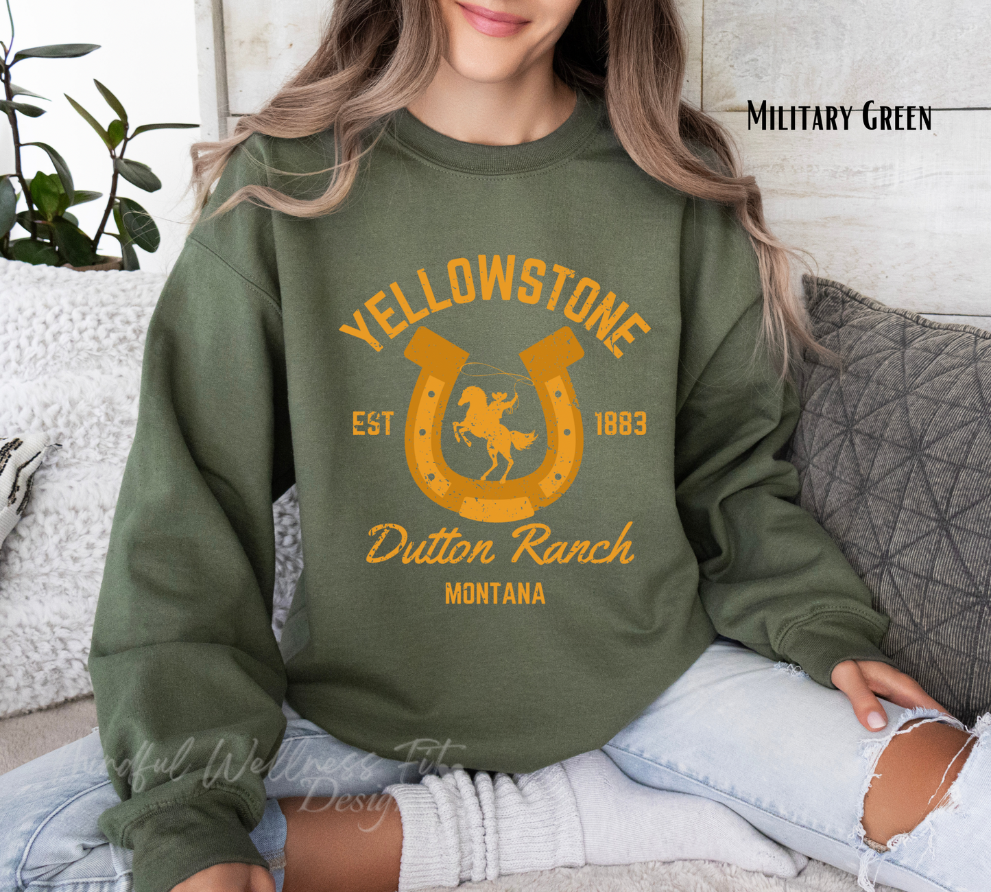 Yellowstone Dutton Ranch Sweatshirt, Montana Country Shirt, TV Show Shirt, Yellowstone Montana Unisex Sweatshirt, Yellowstone Show Shirt