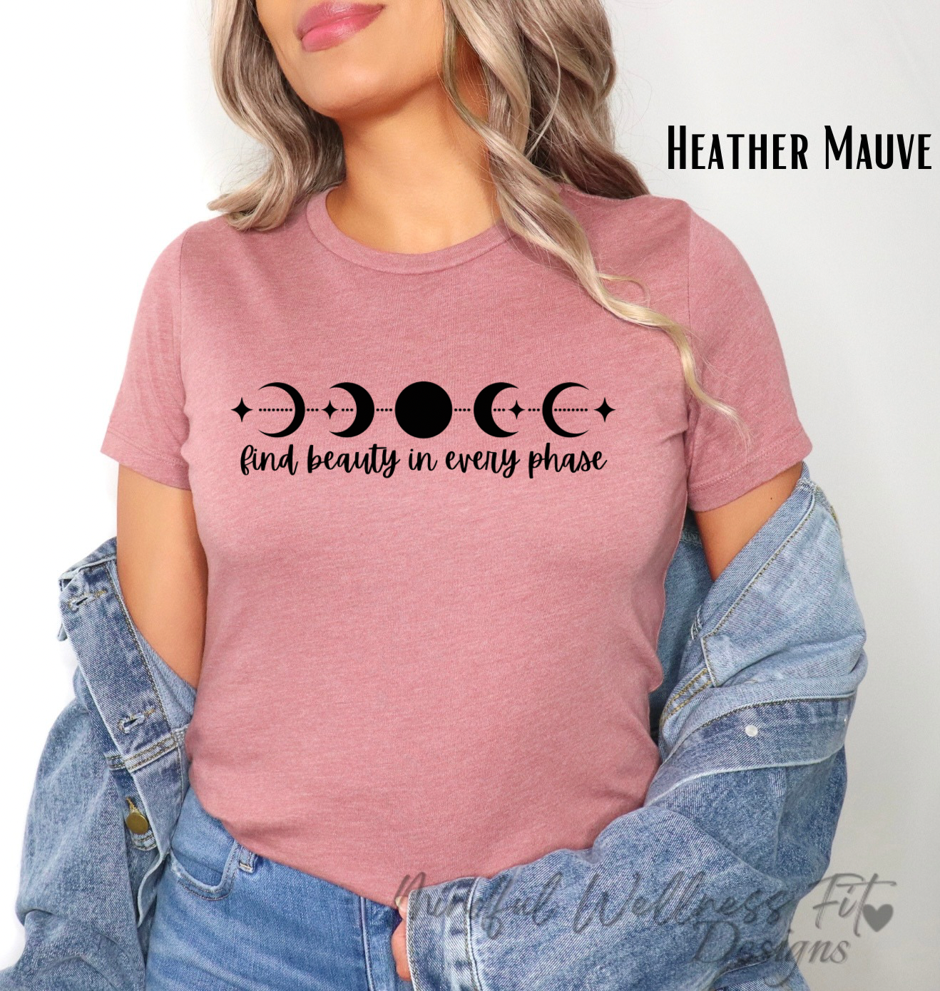 Find Beauty In Every Phase Shirt, Moon Phases Shirt, Find Your Beauty Moon Tee, Spiritual Moon Shirt, Motivational Finding Beauty Shirt