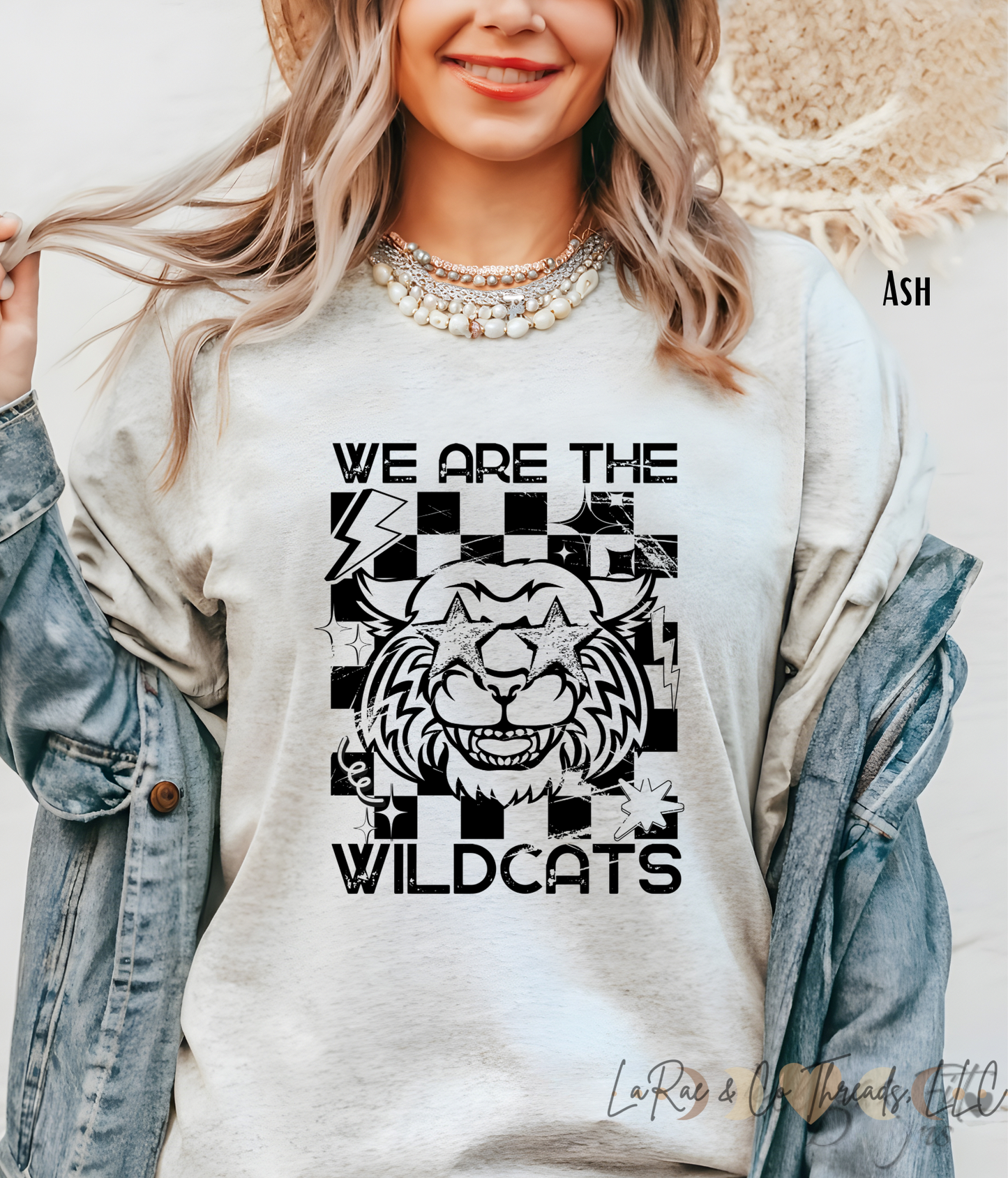 We Are The Wildcats Shirt, Retro Wildcat Tee, Vintage Checkered Wildcat Teacher Shirt, Back To School Teacher Shirt, Wildcat Mascot Shirt, Wildcat Educator Shirt