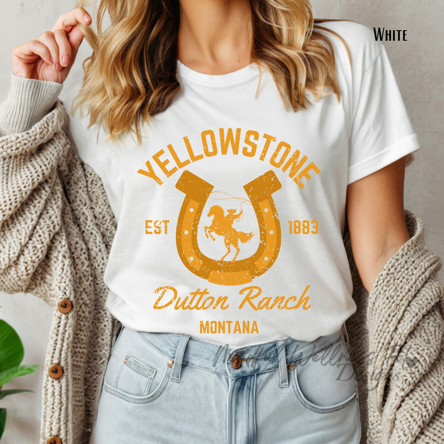 Yellowstone Dutton Ranch Shirt, Montana Country Unisex Shirt, Cowboy Horseshoe Shirt, Yellowstone Souvenir Shirt, Western Style Shirt,