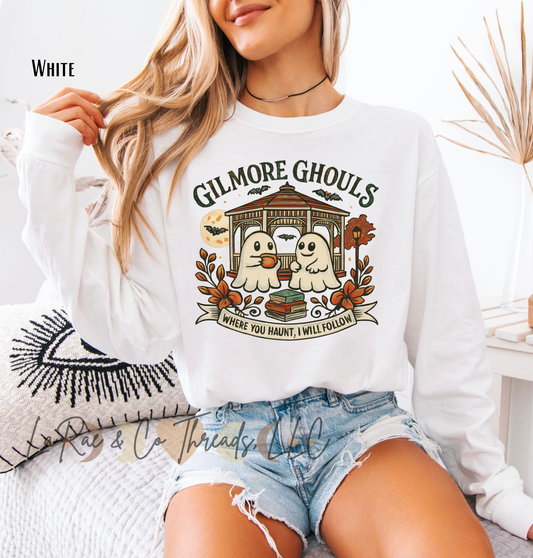 Cozy Halloween Sweatshirt, Gilmore Ghouls Crewneck, Fall Fashion, Seasonal Halloween Wear, Perfect for October Celebrations, Halloween Lover