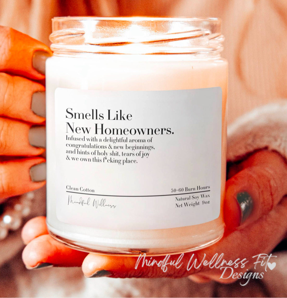 Smells Like New Homeowners Scented Soy Candle, Friendship Candle, Best Friend Candle Gift, Home Ownership Candle, Housewarming Gift