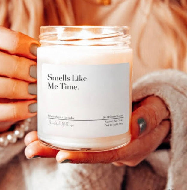 Smells Like Me Time Scented Soy Candle, Self Love Candle, Friendship Gift, Self Care Candle, Scented Gift for Her,  CoWorker Candle Gift
