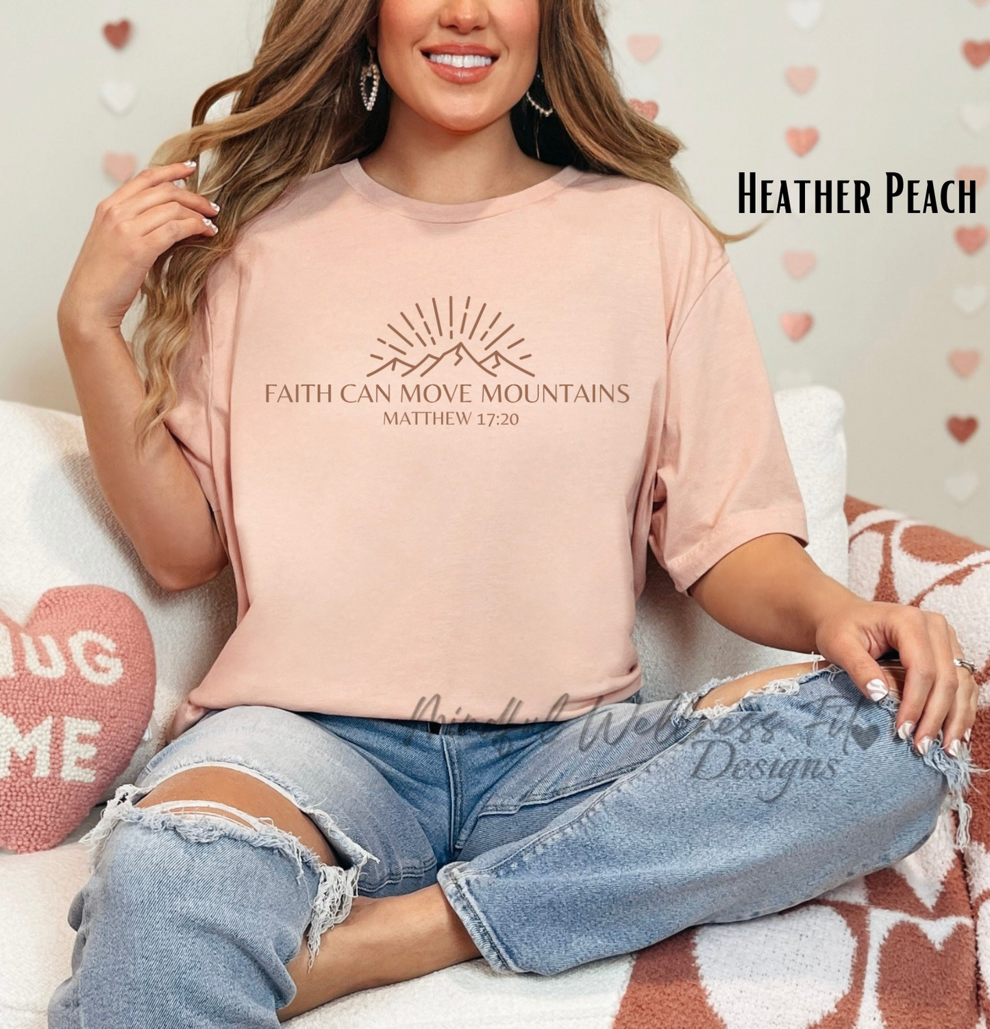 Faith Can Move Mountains Shirt, Christian Shirt, Scripture Shirt, Religious Shirt, Faith Tee, Nature Lover Shirt, Prayer Tee, Gift for Her