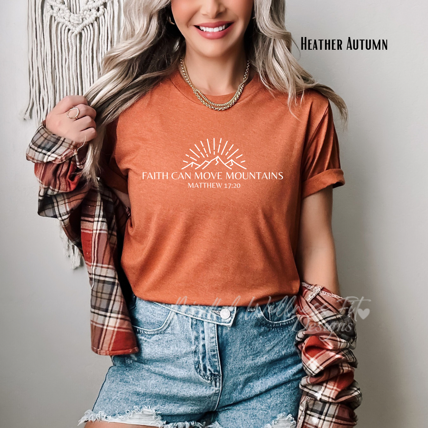 Faith Can Move Mountains Shirt, Christian Shirt, Scripture Shirt, Religious Shirt, Faith Tee, Nature Lover Shirt, Prayer Tee, Gift for Her