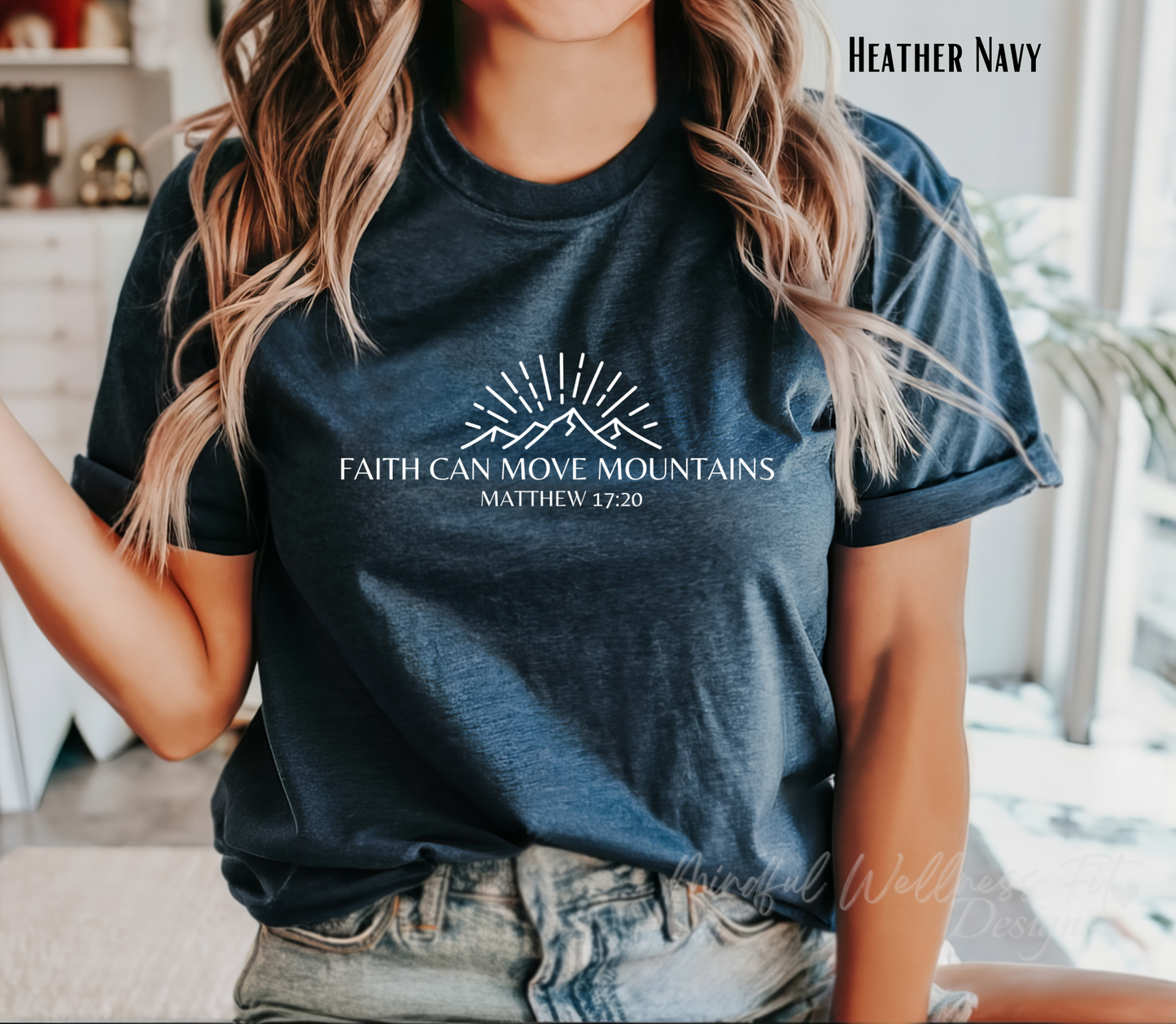 Faith Can Move Mountains Shirt, Christian Shirt, Scripture Shirt, Religious Shirt, Faith Tee, Nature Lover Shirt, Prayer Tee, Gift for Her