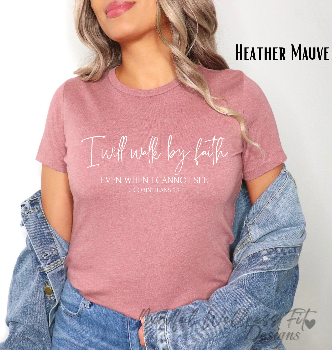 I Will Walk By Faith Shirt, Christian Shirt, Even When I Cannot See Shirt, Scripture Shirt, Easter Gift, Religious Tee, Bible Verse Shirt