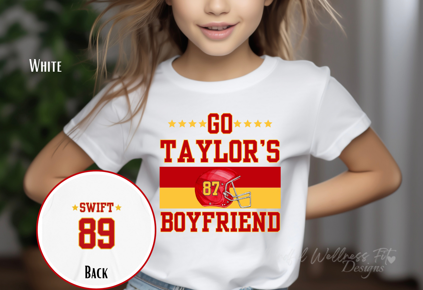 Kids Go Taylor's Boyfriend Tee, Swift & Kelce Shirt, Youth Swift 89 Football Shirt, Kids Chiefs Swiftie Shirt, Swiftie for Life Shirt, Swiftie Nation