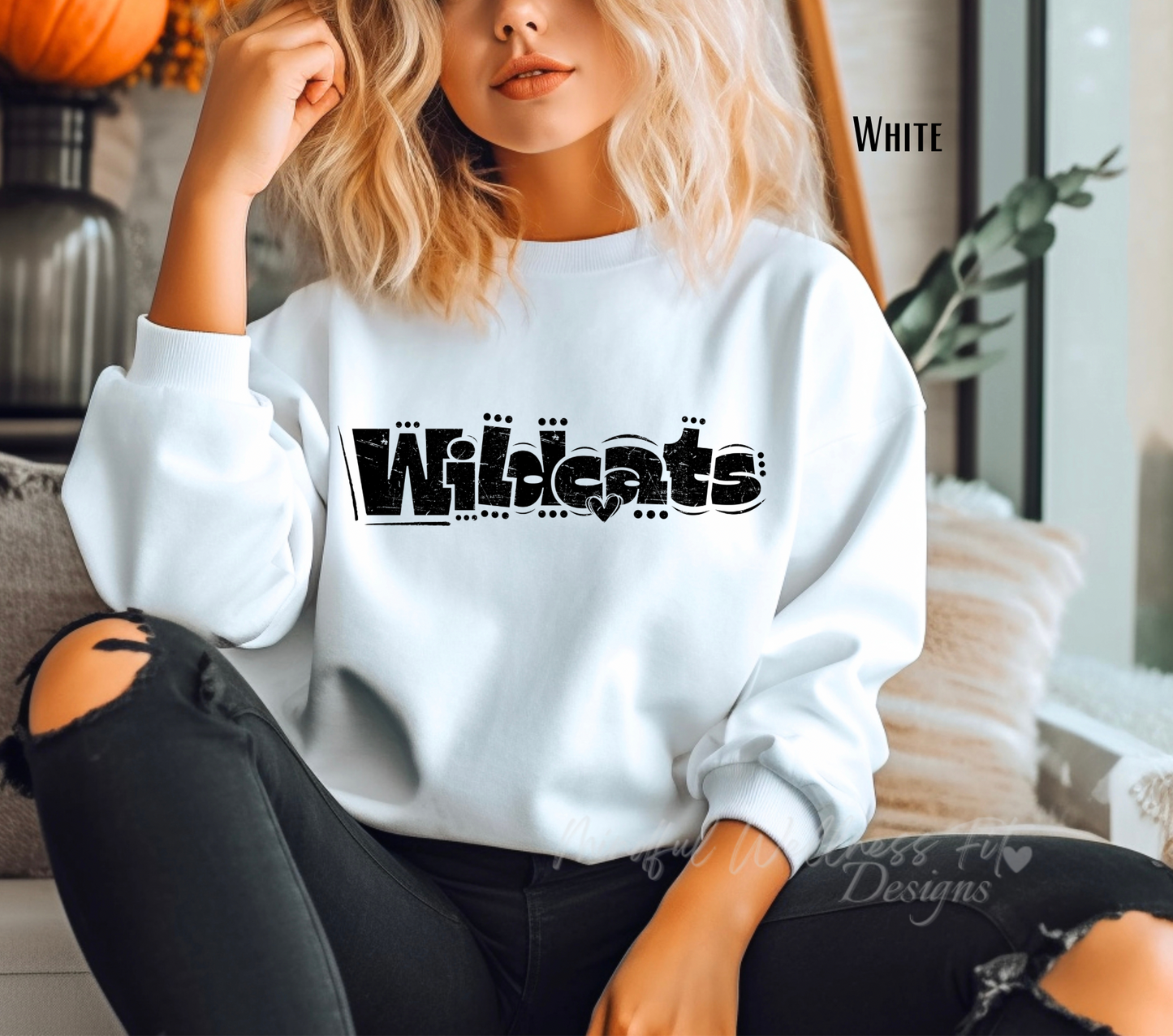 Wildcats Sweatshirt, School Spirit Wildcats Sweatshirt, Lets Go Wildcats Sweatshirt, Wildcat Pride Sweatshirt, Wildcat Sports Fan Sweatshirt