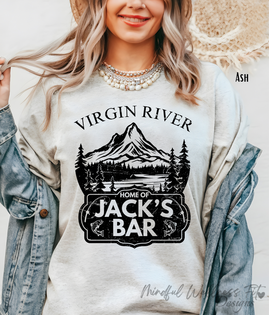 Virgin River Shirt, Home of Jack's Bar Shirt, Welcome to Virgin River Tee, Virgin River Fan Shirt, Jack's Bar Tee, Retro Virgin River Tee