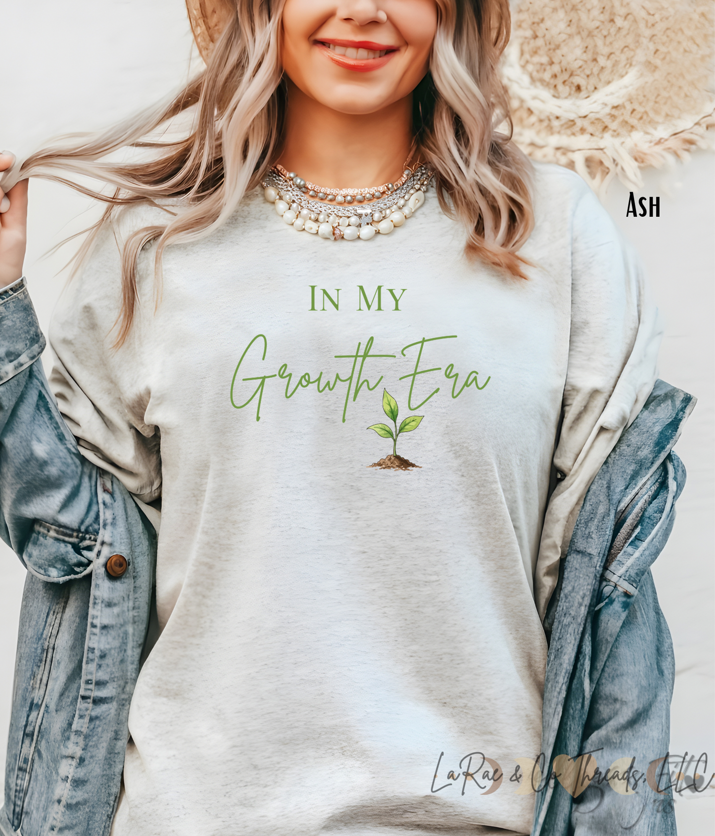 In My Growth Era Plant Tee — Inspirational Growth Mindset T-Shirt
