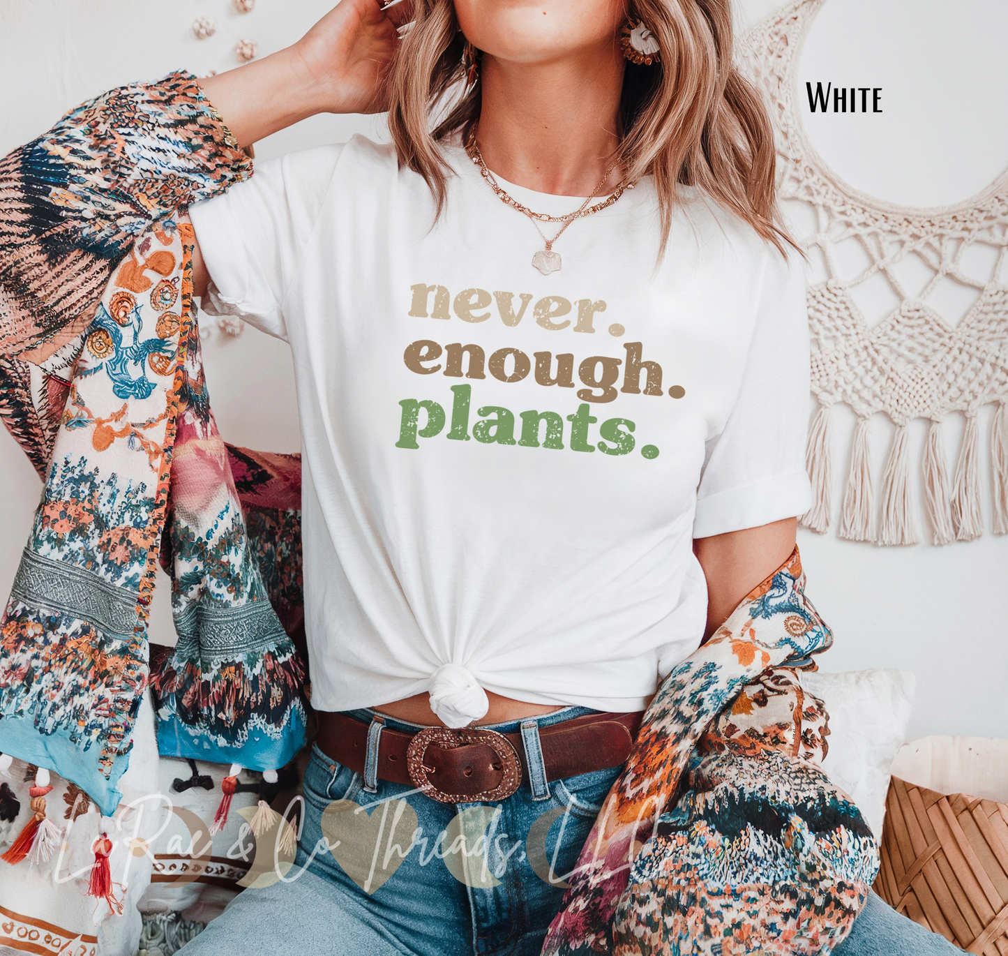 Never Enough Plants Shirt, Plant Lover's Tee, Houseplant Lover Shirt, Gift for Gardeners, Botanical Plant Mom Shirt, Houseplant Life Shirt, Crazy Plant Lady Tee, Nature Lover's Style