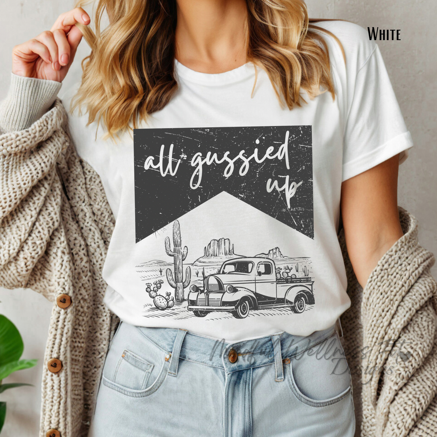 All Gussied Up Shirt, Song Lyric Tee, Western Country Shirt, Concert Music Festival Shirt, Country Music Tee, Small Town Oklahoma Tee