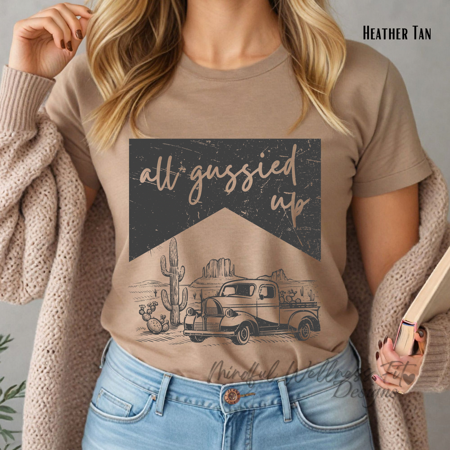 All Gussied Up Shirt, Song Lyric Tee, Western Country Shirt, Concert Music Festival Shirt, Country Music Tee, Small Town Oklahoma Tee